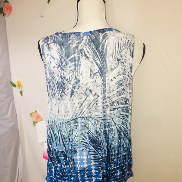 •❌•ATHLETA PINK LOTUS| NWT|Tropical Palm Tank• - Picture 7 of 8